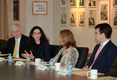 COA roundtable on on financing renewable energy in Latin America.