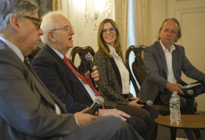 L to R: Juan Esteban Orduz, José Antonio Ocampo, María Paula Carvajal, and Brian Winter.