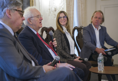 L to R: Juan Esteban Orduz, José Antonio Ocampo, María Paula Carvajal, and Brian Winter.