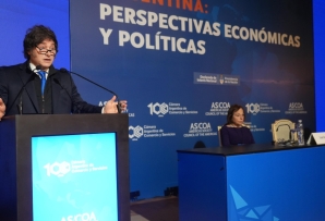 Argentine President Javier Milei at the 2025 Latin American Cities Conferences: Buenos Aires. (Photo: Capece-Lasansky)