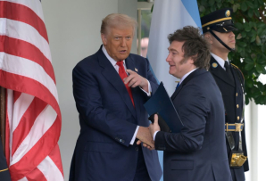 Donald Trump and Javier Milei
