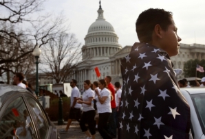 Immigration Rally in Front of the White House