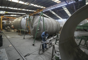 A steel factory in Mexico