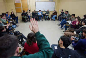 University students in Buenos Aires