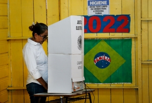 A Brazilian votes. (AP)