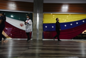 Participants in the Venezuela Iran Science Fair. (AP)