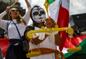 Mexico judicial reform protest
