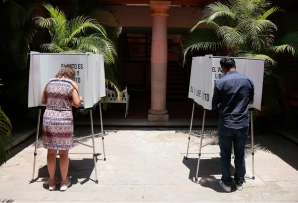Voters in Mexico