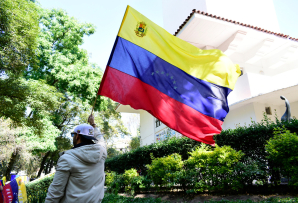 A demonstrator in Mexico. (AP)