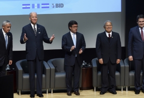Joseph Biden with Presidens of Honduras, Guatemala, and El Salvador