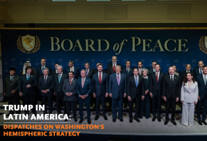 Attendees of the first Board of Peace meeting. (White House)