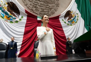 Claudia Sheinbaum at her inauguration. (Photo: Mexican government)
