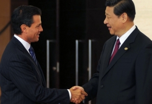 Presidents Xi Jinping and Enrique Peña Nieto meet in China