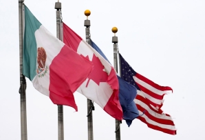 U.S., Mexico, Canada flags
