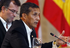 Peruvian President Ollanta Humala
