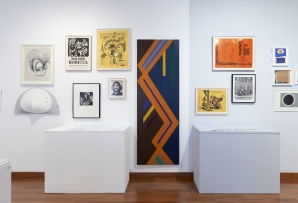 Installation of This Must Be the Place: Latin American Artists in New York, 1965 – 1975 at Americas Society. (Image: Arturo Sánchez)