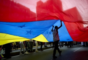 Protest in Caracas, Venezuela