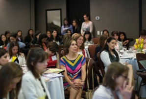 Participants at the Women's Hemispheric Network Roundtable in Bogota, Colombia