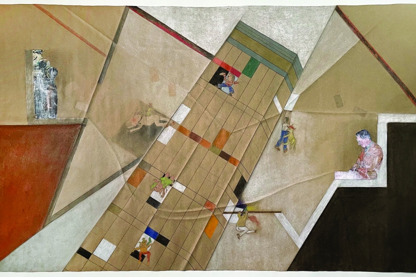 Floor Drawing, 2020–2022.