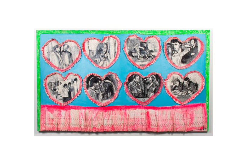 Leda Catunda, Os Amantes, 1990