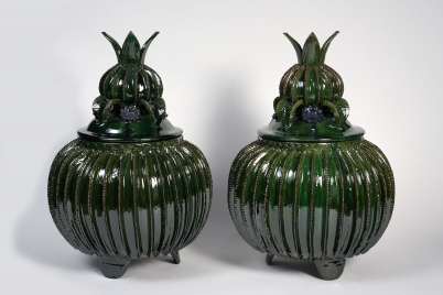 Hilario Alejos Madrigal, Cactus pots, 2019.