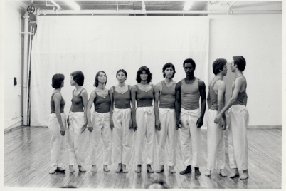 The Birds, 1974. Performance at Going, Trisha Brown’s Studio. Photo: Babette Mangolte. Sylvia Palacios Whitman archives.
