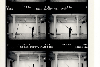 Contact sheet of Change of Line (performance) from Clearview (one place at a time) (performance event)