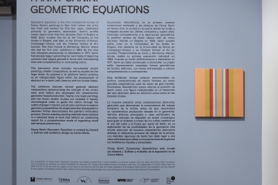 Fanny Sanín: Geometric Equations, June 4–July 26, 2025. Photo: Arturo Sanchez