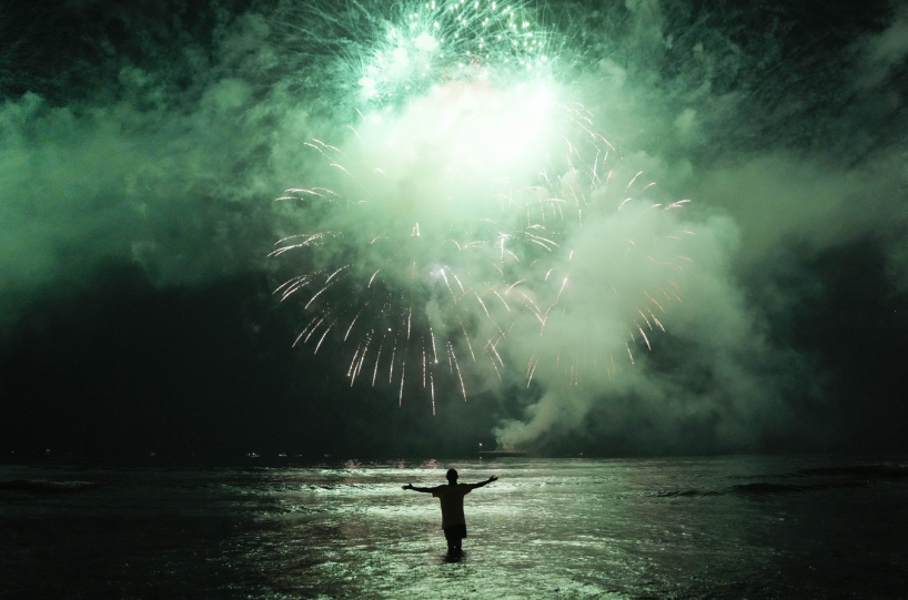 Fireworks in Brazil