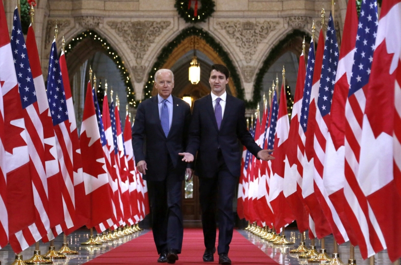 President Biden and Prime Minister Trudeau. (AP)