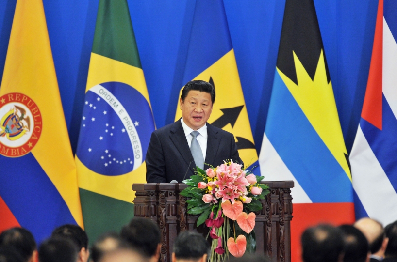 China's President Xi at a 2015 Latin America summit.