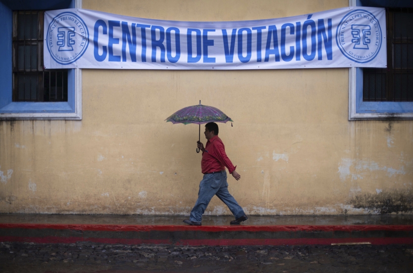 Voting center.