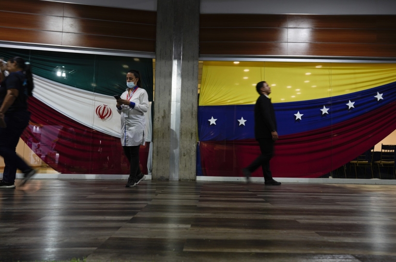 Participants in the Venezuela Iran Science Fair. (AP)