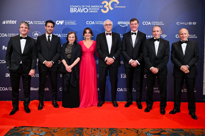 Honorees at the BRAVO Business Awards