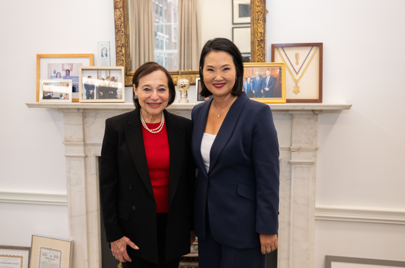 AS/COA's Susan Segal and Peruvian President Keiko Fujimori. (Roey Yohai/Roey Yohai Photography)