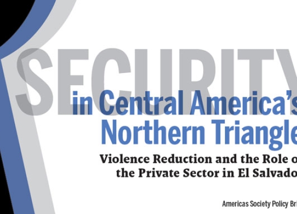 Security in Central America's Northern Triangle: Violence Reduction and ...