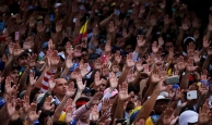 Juan Guaidó's January 23 swearing-in ceremony.