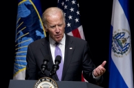 Biden at an IDB Central America forum. (AP)