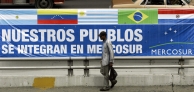 Banner in Venezuela. (AP)