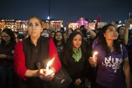 A vigil in Mexico. (AP)