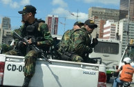 The Venezuelan military in Caracas