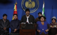 Evo Morales resigned November 10.