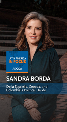 Professor Sandra Borda participates on Latin America in Focus podcast
