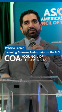 Roberto Lazzeri, Incoming Mexican Ambassador to the U.S.