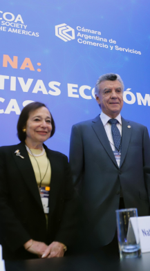 Susan Segal and Natalio Mario Grinman