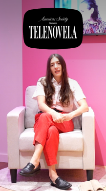 Aime Lukin, curator of Telenovela exhibition at Americas Society