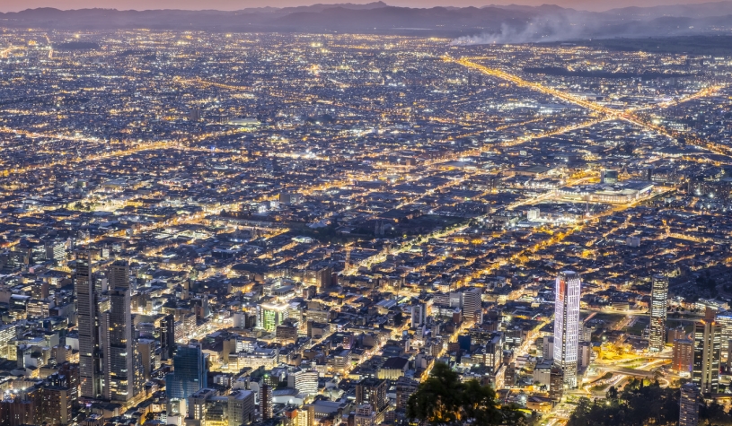 Bogotá Night Skyline