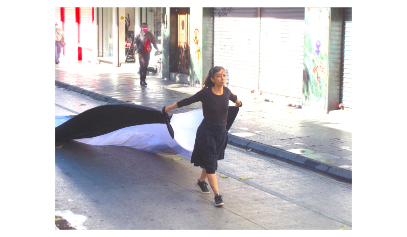 Regina José Galindo, Guatemala Feminicida. (Photo: Juan Esteban Calderón & José Oquendo)