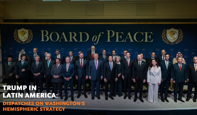 Attendees of the first Board of Peace meeting. (White House)