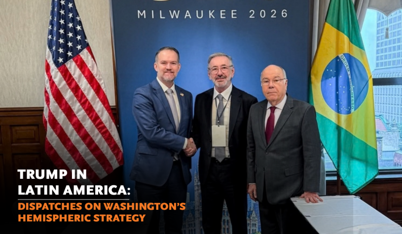U.S. Trade Rep. Greer, Brazilian Trade Minister Rosa, and Brazilian Foreign Minister Vieira. (Government of Brazil)